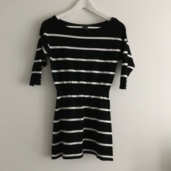 WHBM White House black market stripe knit‎ sweater Sheath Dress Womens Si… - Picture 1 of 5